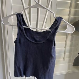 Brandy Melville Navy Blue Tank Top